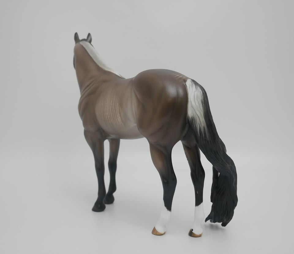OPTIMIST -OOAK BAY RABICANO ISH MODEL HORSE BY SHERYL LEISURE 4/9/20
