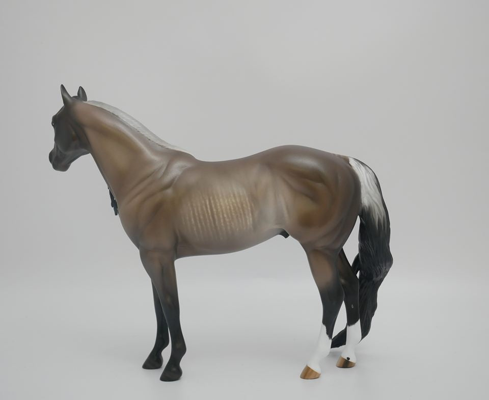 OPTIMIST -OOAK BAY RABICANO ISH MODEL HORSE BY SHERYL LEISURE 4/9/20