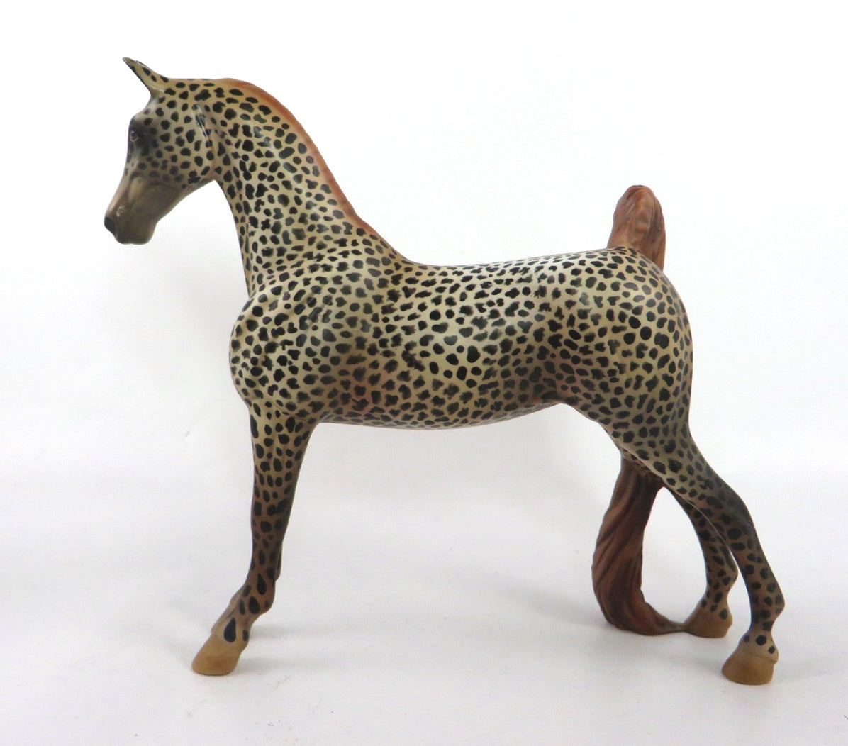 OUT OF BOUNDS - OOAK LEOPARD APPY SADDLEBRED PEBBLE  BY AL KATT SB 20