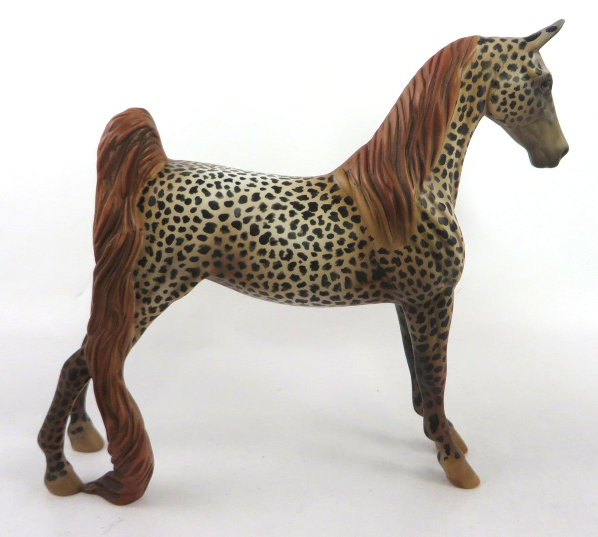 OUT OF BOUNDS - OOAK LEOPARD APPY SADDLEBRED PEBBLE  BY AL KATT SB 20