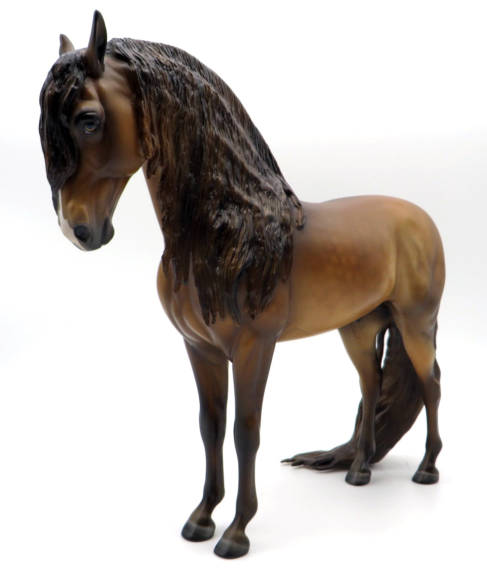 Outlast- OOAK Dapple Buckskin Andalusian Painted by Julie  MM 21