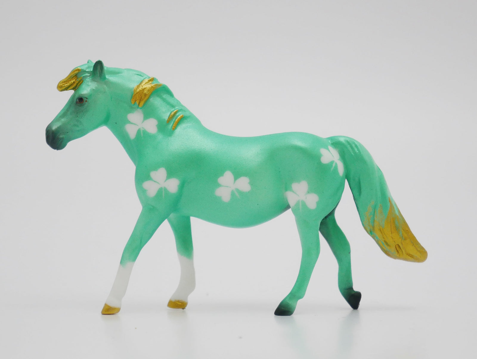 PADDY - OOAK ST. PATRICKS DAY DECO PONY CHIP MODEL HORSE 3/13/20