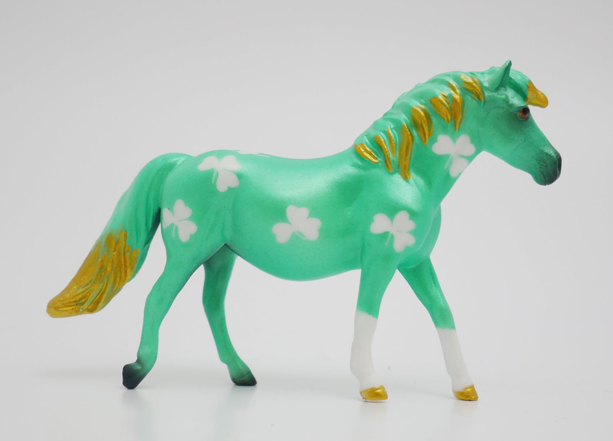 PADDY - OOAK ST. PATRICKS DAY DECO PONY CHIP MODEL HORSE 3/13/20