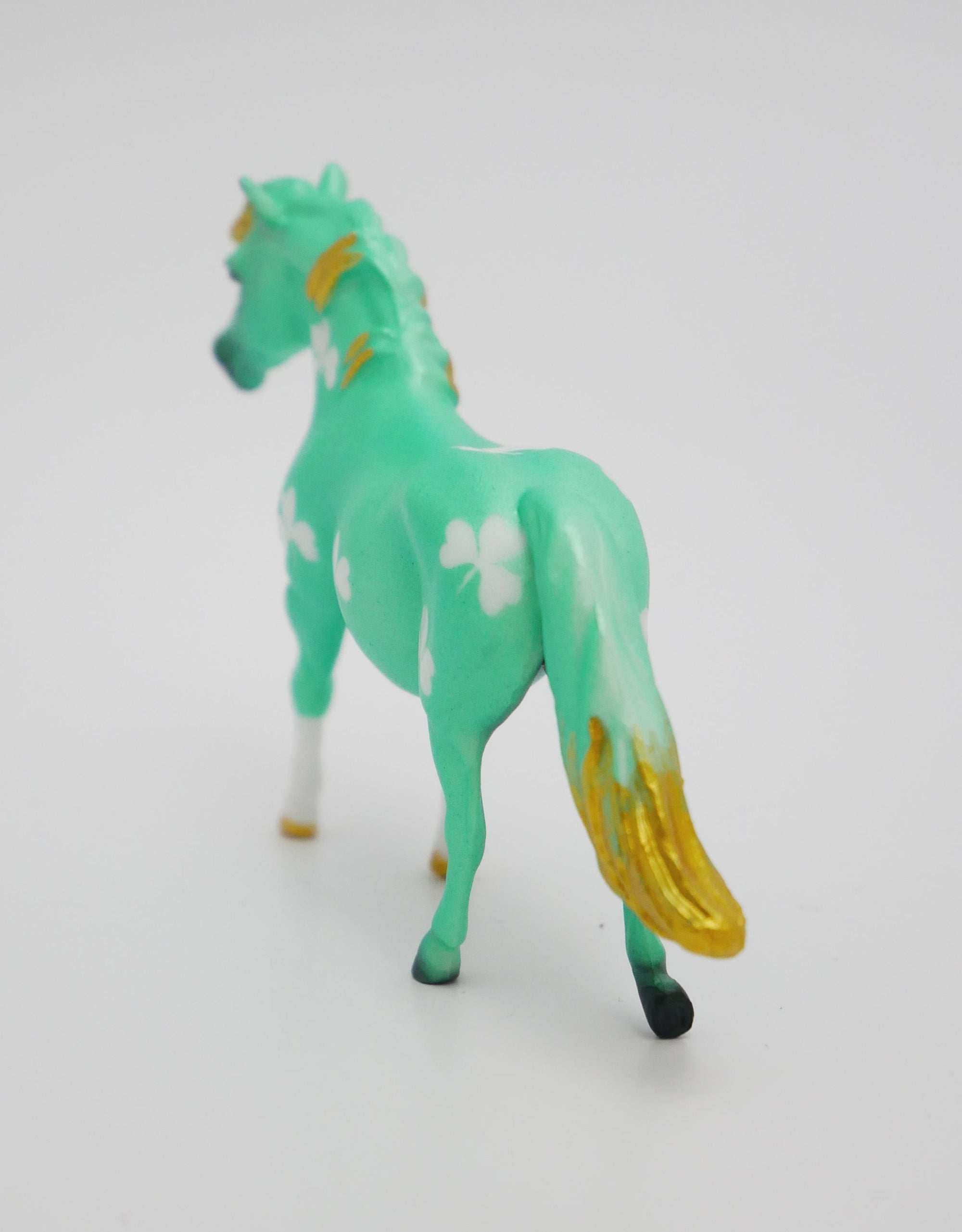 PADDY - OOAK ST. PATRICKS DAY DECO PONY CHIP MODEL HORSE 3/13/20
