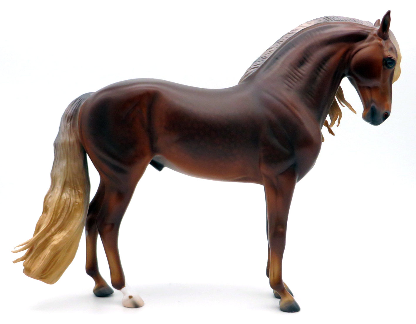 Palo Alto-OOAK Dapple Chestnut Andalusian by Caroline Boydston 10/4/21