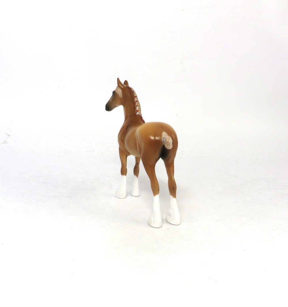 HELMET - OOAK PALOMINO DRAFT CHIP  BY AUDREY DIXON SB19