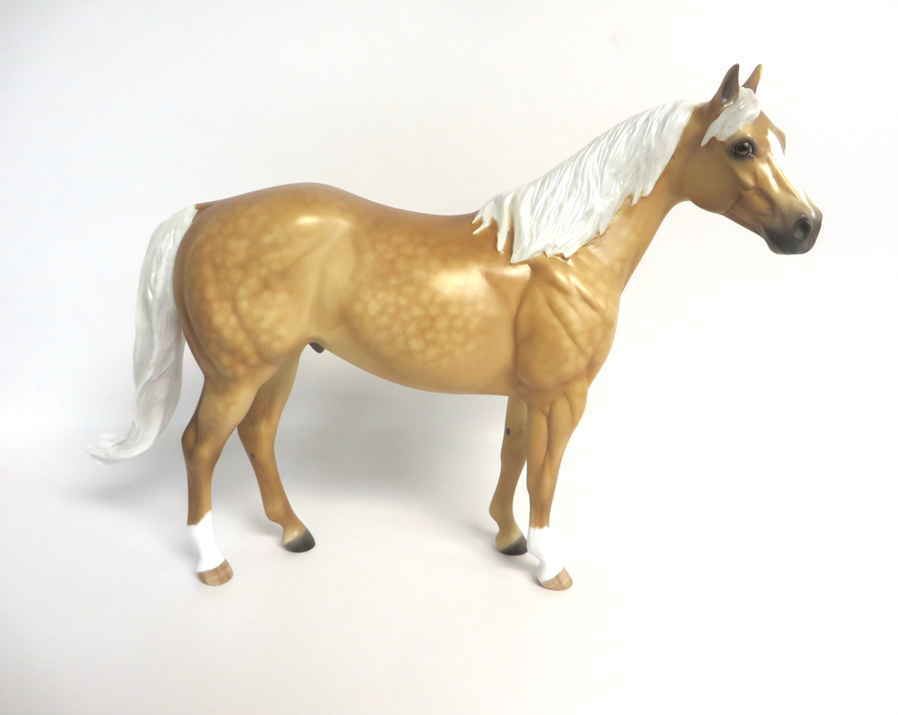 CROCKETT - OOAK DAPPLED PALOMINO ISH BY SHERYL LEISURE 3-15-19