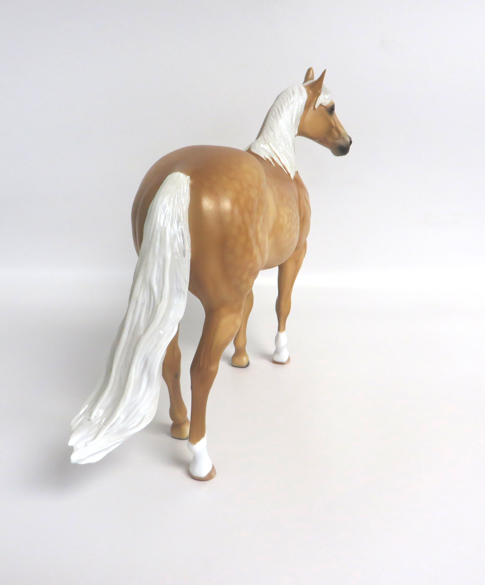 CROCKETT - OOAK DAPPLED PALOMINO ISH BY SHERYL LEISURE 3-15-19