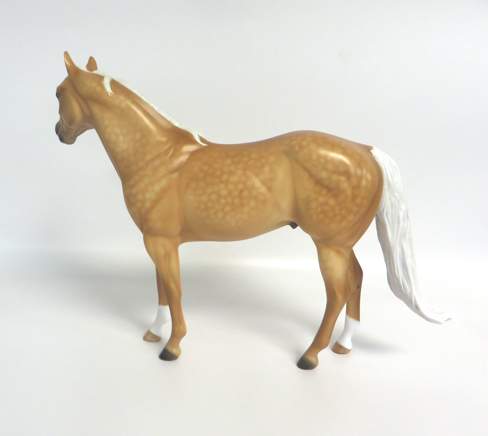 CROCKETT - OOAK DAPPLED PALOMINO ISH BY SHERYL LEISURE 3-15-19