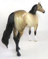 PANGWANGLE-OOAK DAPPLE BUCKSKIN ISH MODEL HORSE 2/6/20