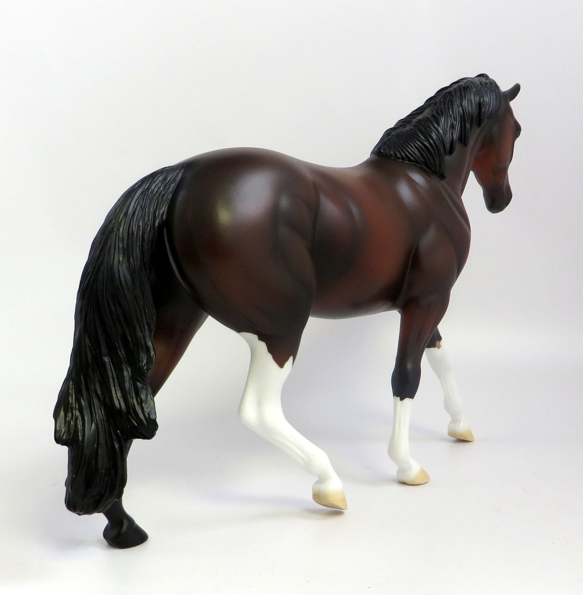 PAPAL-OOAK BAY PONY MODEL HORSE EQ 19