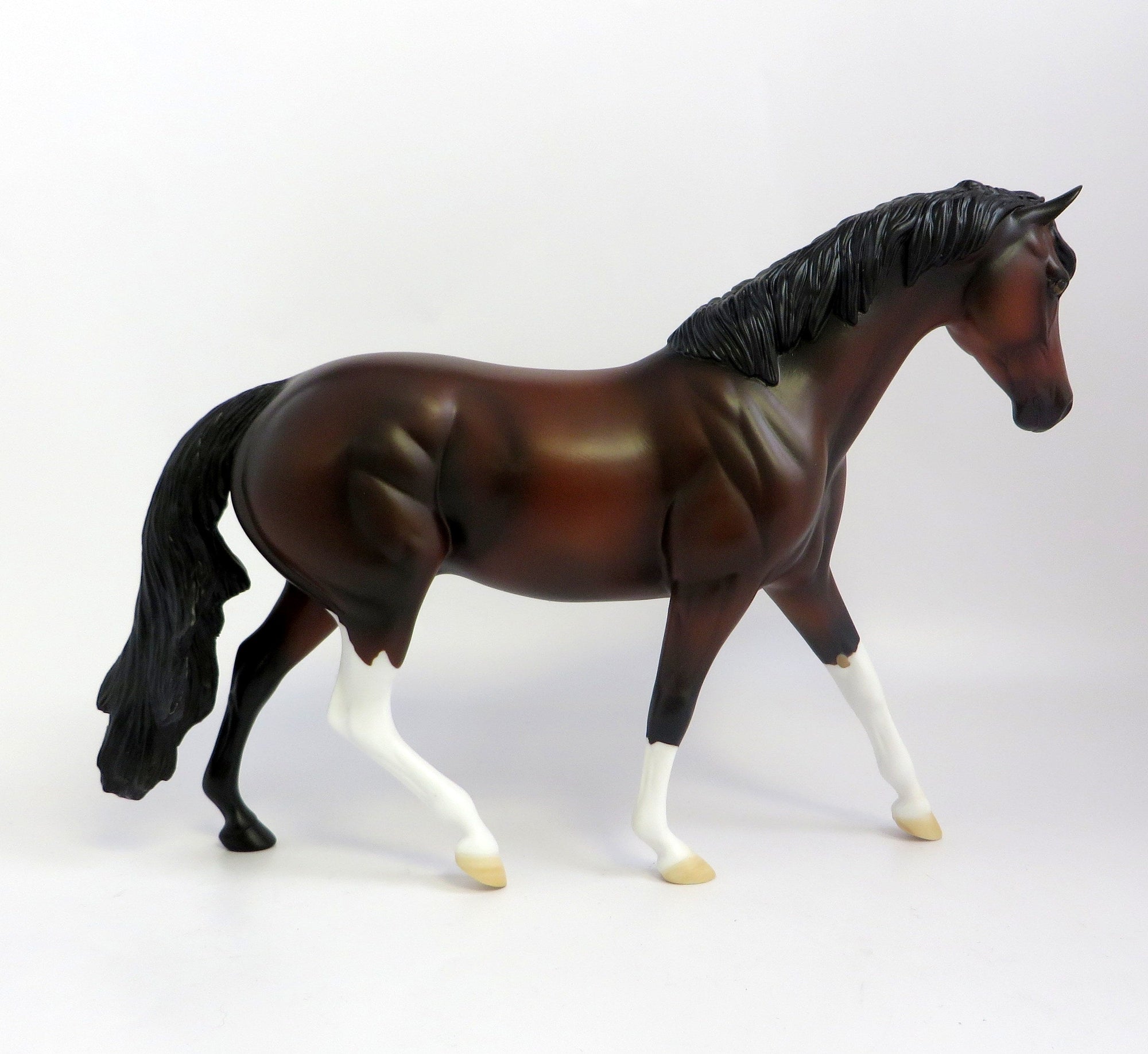 PAPAL-OOAK BAY PONY MODEL HORSE EQ 19