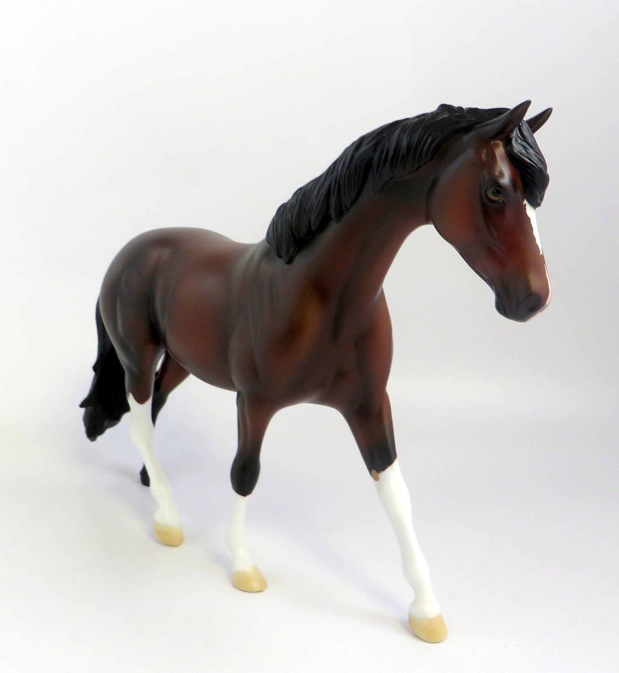 PAPAL-OOAK BAY PONY MODEL HORSE EQ 19