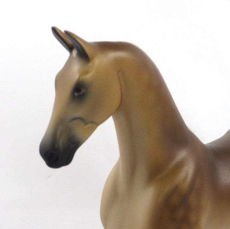 PAPER LION- OOAK DAPPLE SOOTY PALOMINO SADDLEBRED PEBBLES BY MELISSA FOX SB20