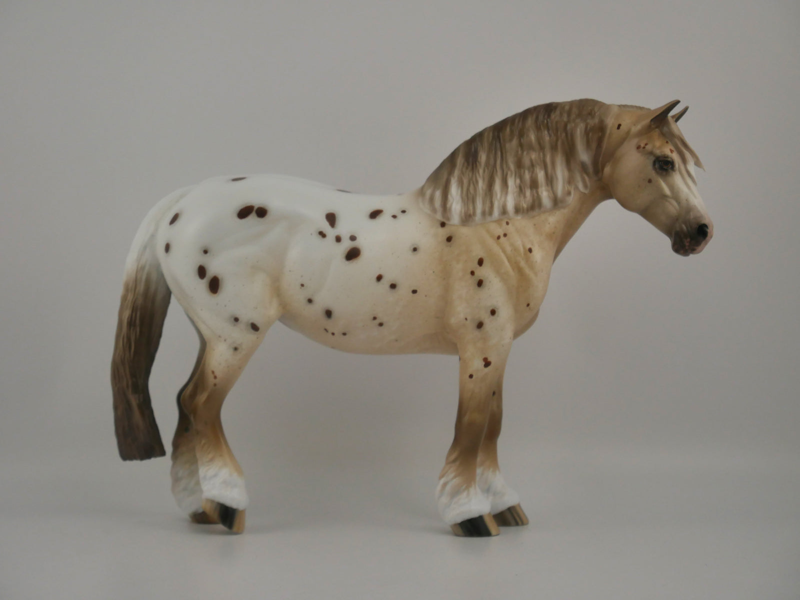 PASTEL-OOAK APPALOOSA HEAVY DRAFT MARE BY SHERYL LEISURE