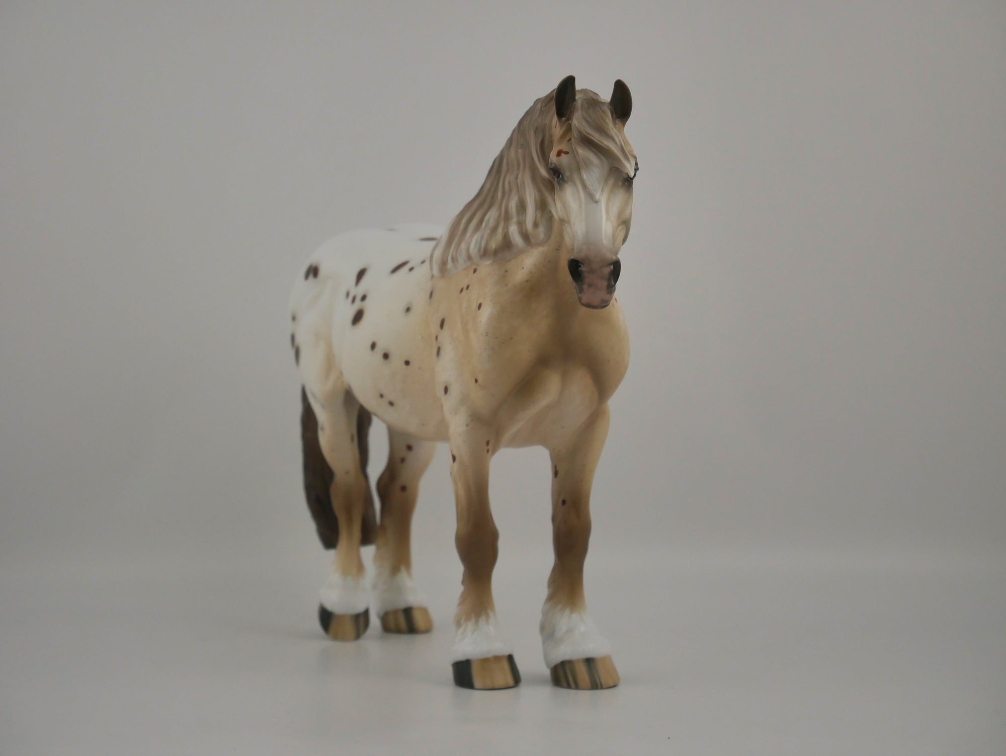 PASTEL-OOAK APPALOOSA HEAVY DRAFT MARE BY SHERYL LEISURE