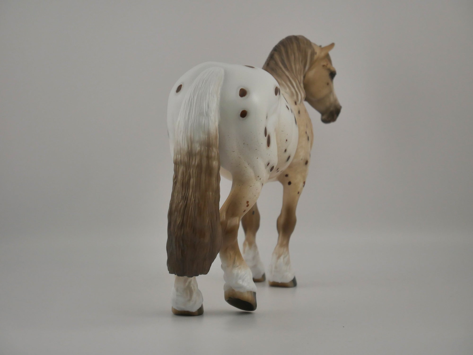 PASTEL-OOAK APPALOOSA HEAVY DRAFT MARE BY SHERYL LEISURE