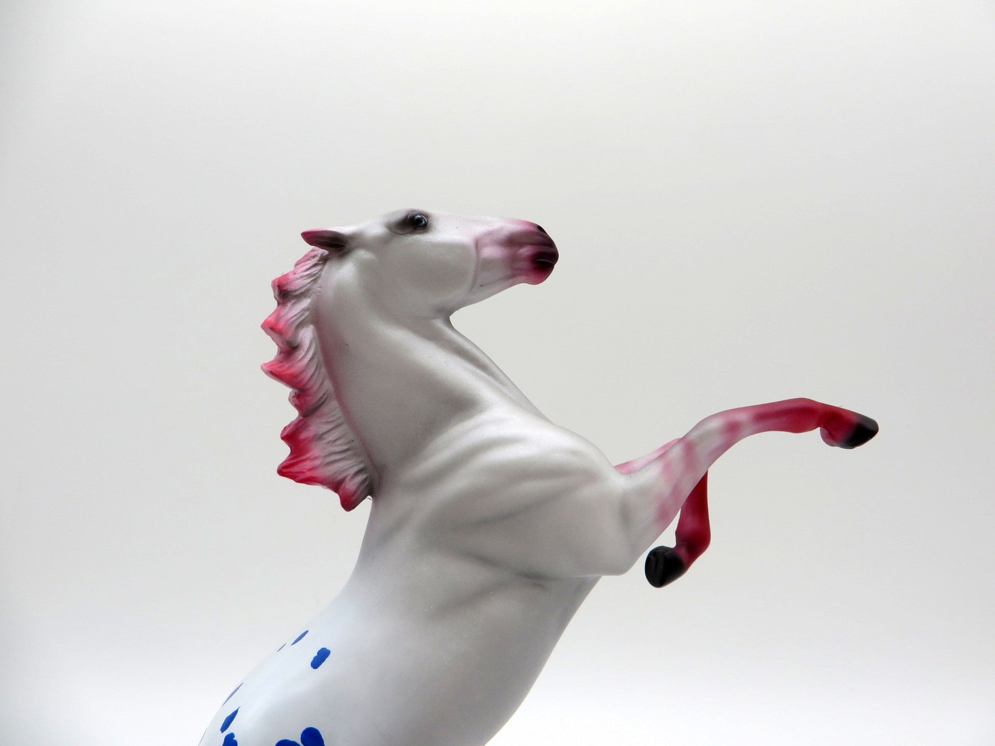 Sky Rocket-OOAK Rearing Pebbles Decorator Painted By Ellen Robbins 6/11/21