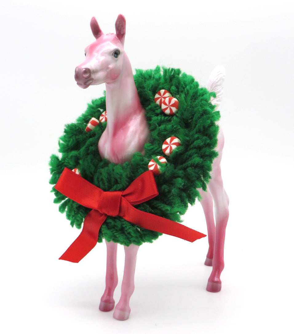 Peppermint &amp; Twist-OOAK ISH and Foal Deco painted by Ellen 12/2/21