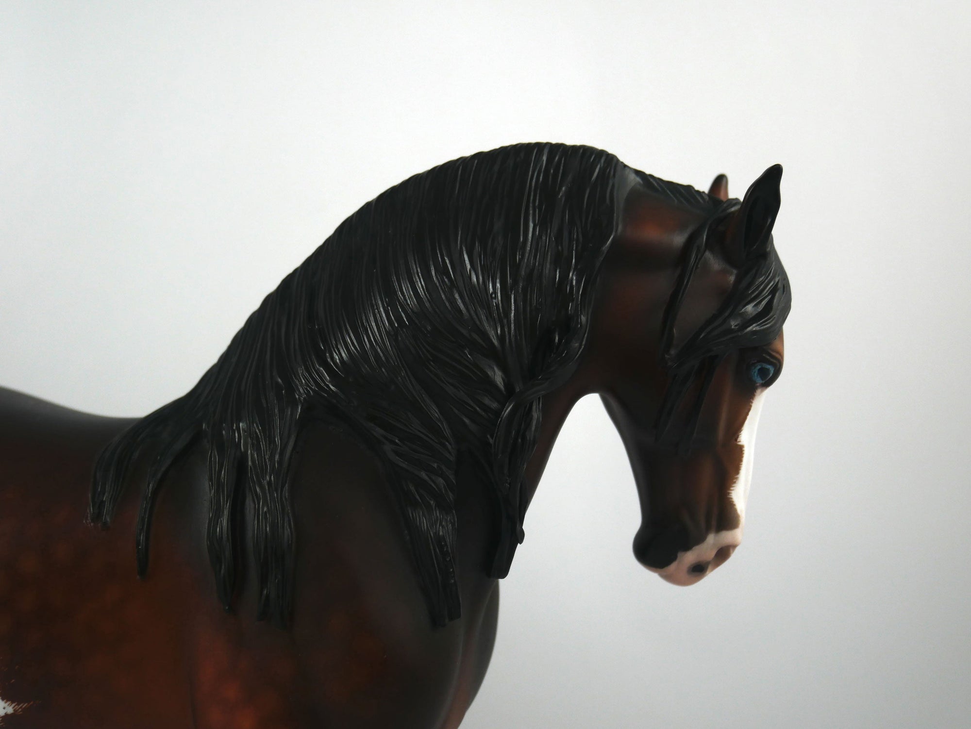 Peregrine-OOAK Dapple Seal Bay Andalusian Painted By Sheryl Leisure 1/8/21