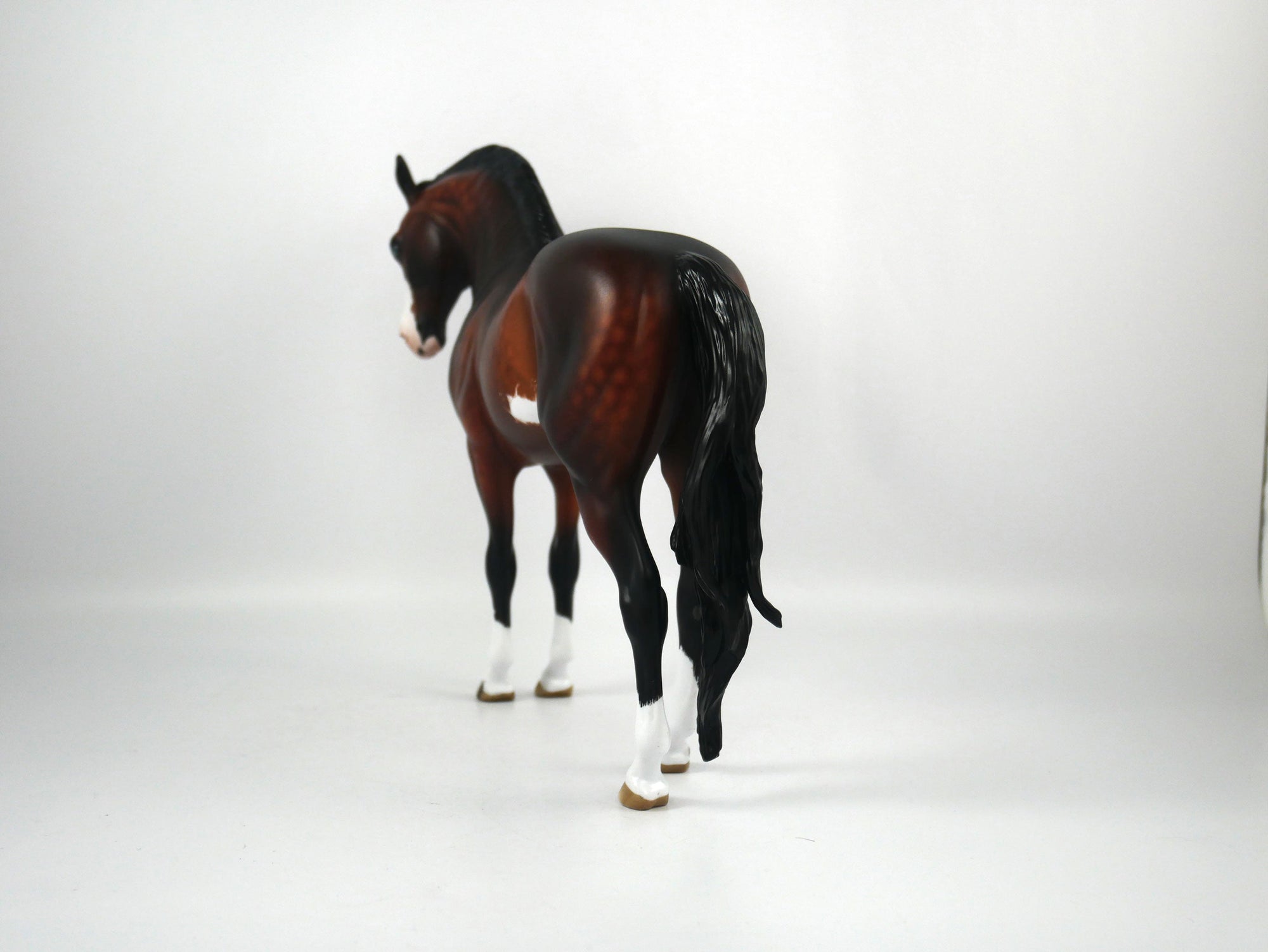 Peregrine-OOAK Dapple Seal Bay Andalusian Painted By Sheryl Leisure 1/8/21