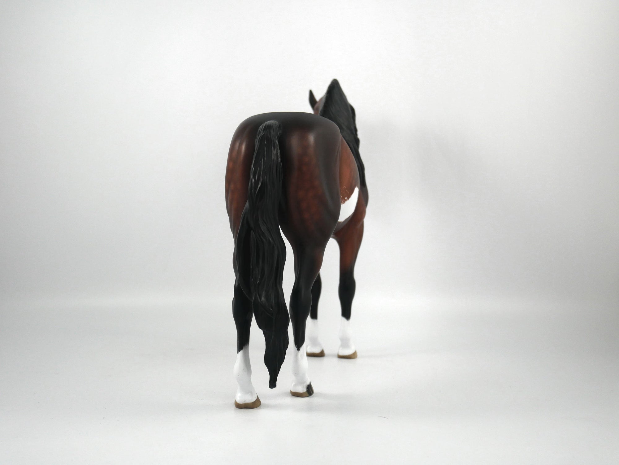 Peregrine-OOAK Dapple Seal Bay Andalusian Painted By Sheryl Leisure 1/8/21