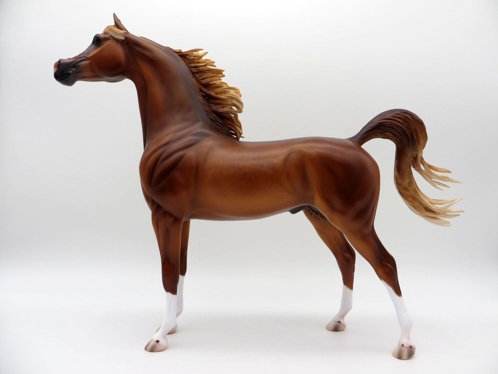 Arenal - OOAK Dapple Chestnut Arabian Painted By Caroline Boydston #4