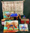Legacy of Tutankhamun-OOAK Performance Horse Painted by Julie Keim Basket EQ 21