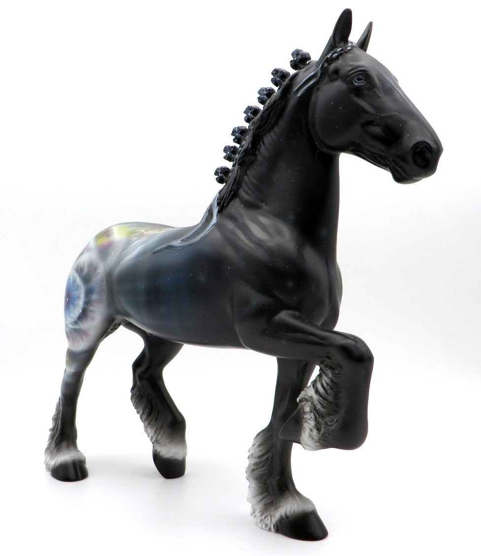 Space Kitten - OOAK Trotting Draft by Ellen Robbins