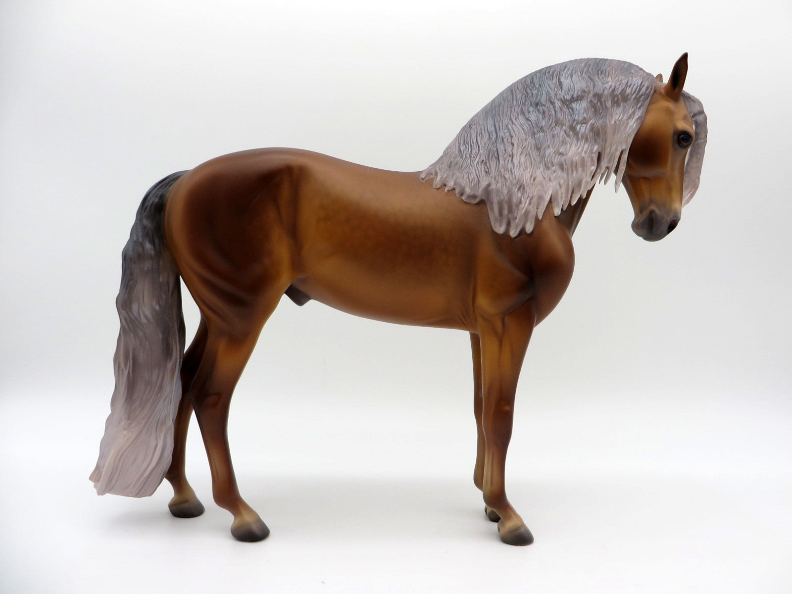 Robson - OOAK Dapple Sooty Palomino Andalusian  Painted By Caroline Boydston #9