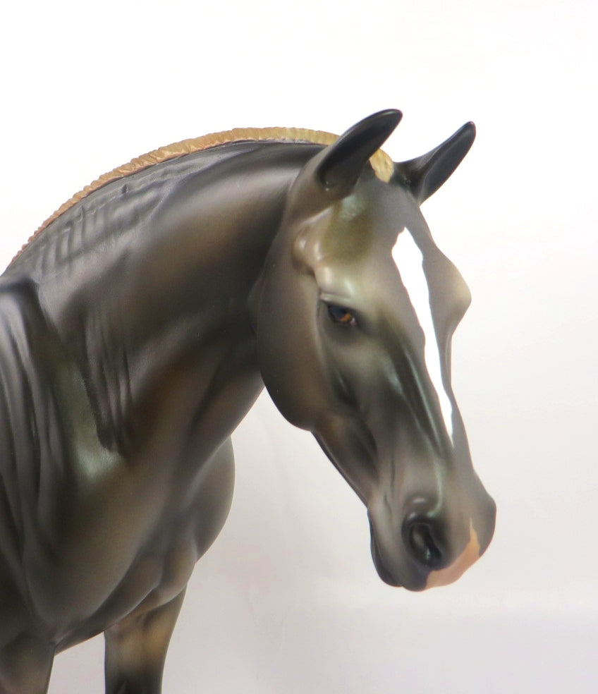 PILLOW TALK TIME-OOAK LIVER CHESTNUT HEAVY DRAFT MARE MODEL HORSE PJ 2020