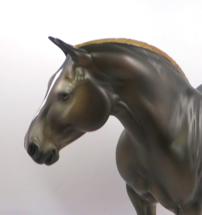 PILLOW TALK TIME-OOAK LIVER CHESTNUT HEAVY DRAFT MARE MODEL HORSE PJ 2020