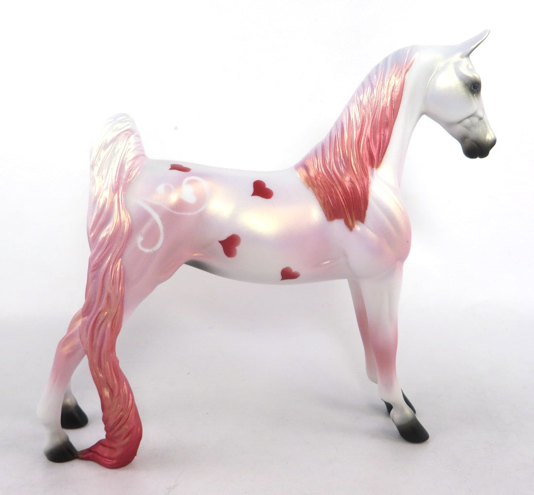PINK A DILLY-OOAK SADDLEBRED DECORATOR MODEL HORSE 2/14/20