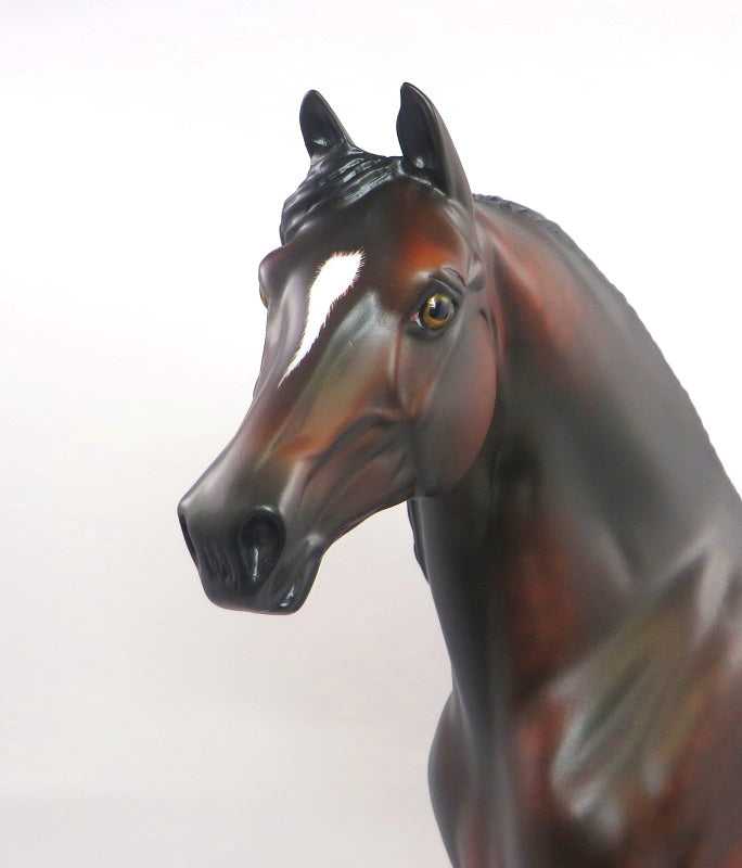 PIP PANG-OOAK DAPPLE BAY MORGAN MODEL HORSE BY SHERYL LEISURE 2/14/20