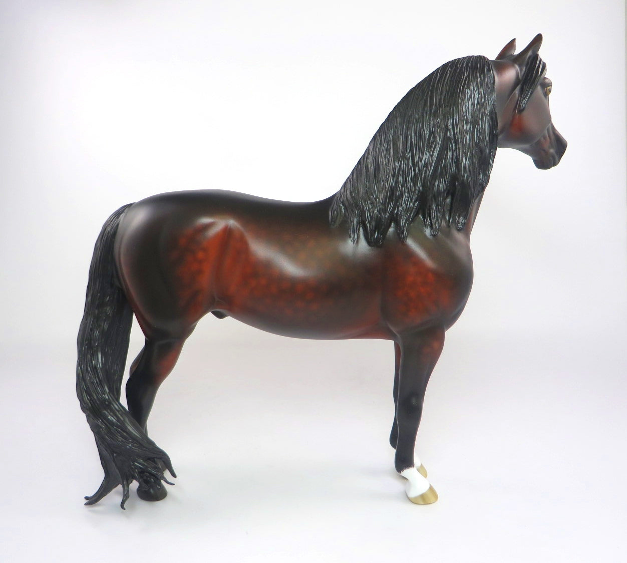 PIP PANG-OOAK DAPPLE BAY MORGAN MODEL HORSE BY SHERYL LEISURE 2/14/20