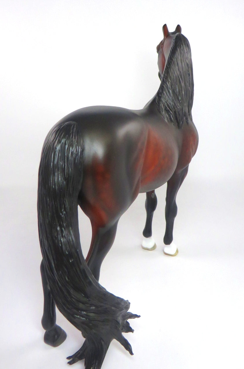 PIP PANG-OOAK DAPPLE BAY MORGAN MODEL HORSE BY SHERYL LEISURE 2/14/20