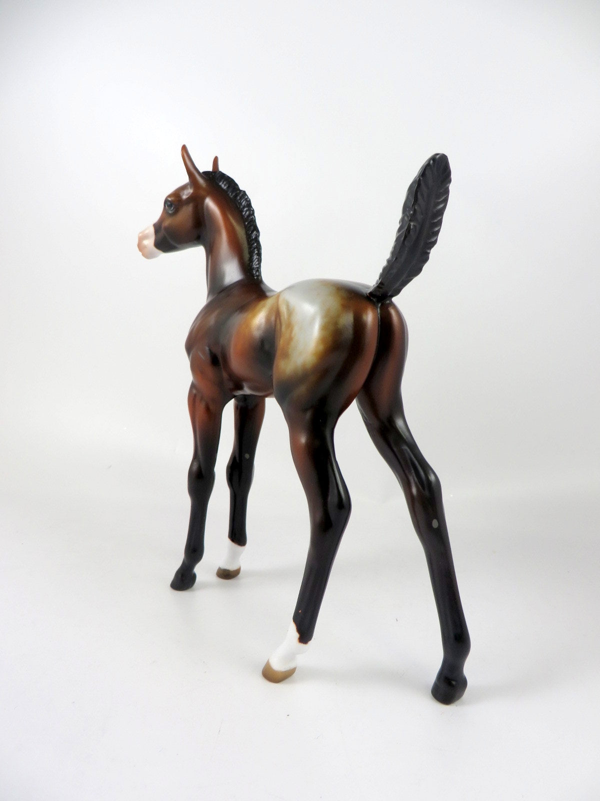 PIPPI-OOAK BAY APPY FOAL MODEL HORSE BY MELISSA FOX WHS19