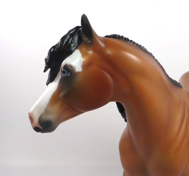 PJ BROWN-LE-6 BAY PINTO CM ISH MODEL HORSE PJ2020