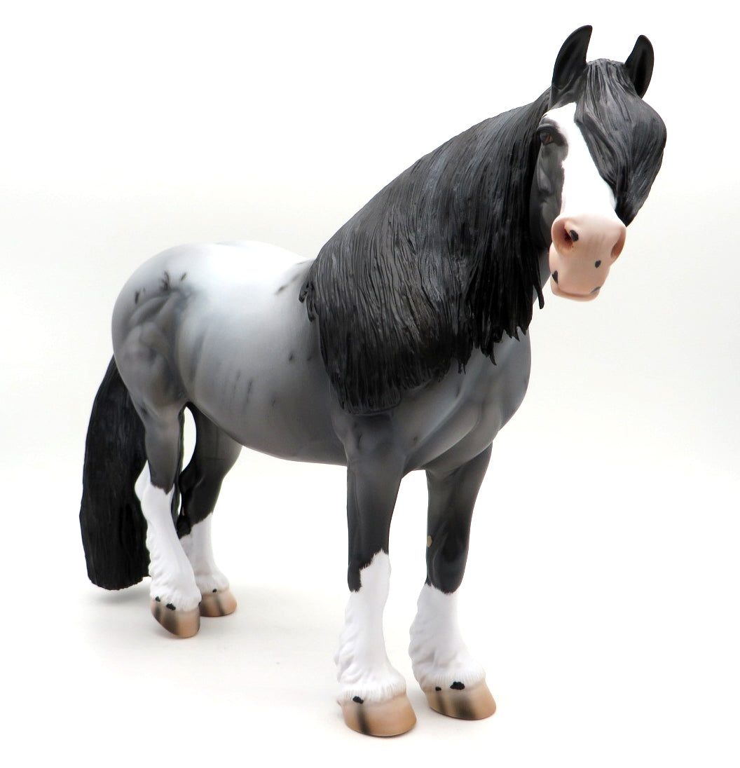 Placentia-OOAK Bay Roan Heavy Draft Mare by Caroline Boydston 10/11/21