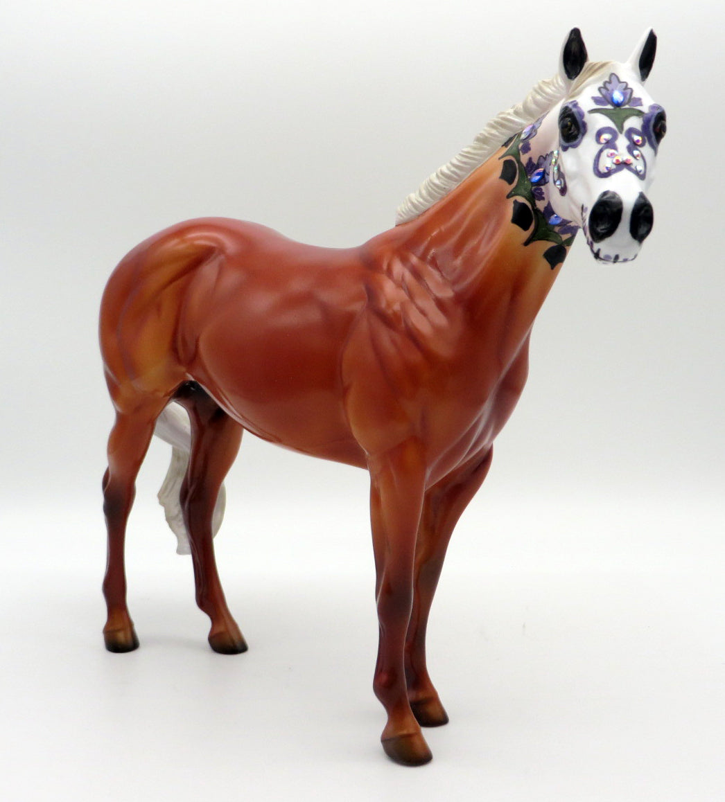 Poe - OOAK Sugar  Skull Decorator ISH by Dawn - MM 2021