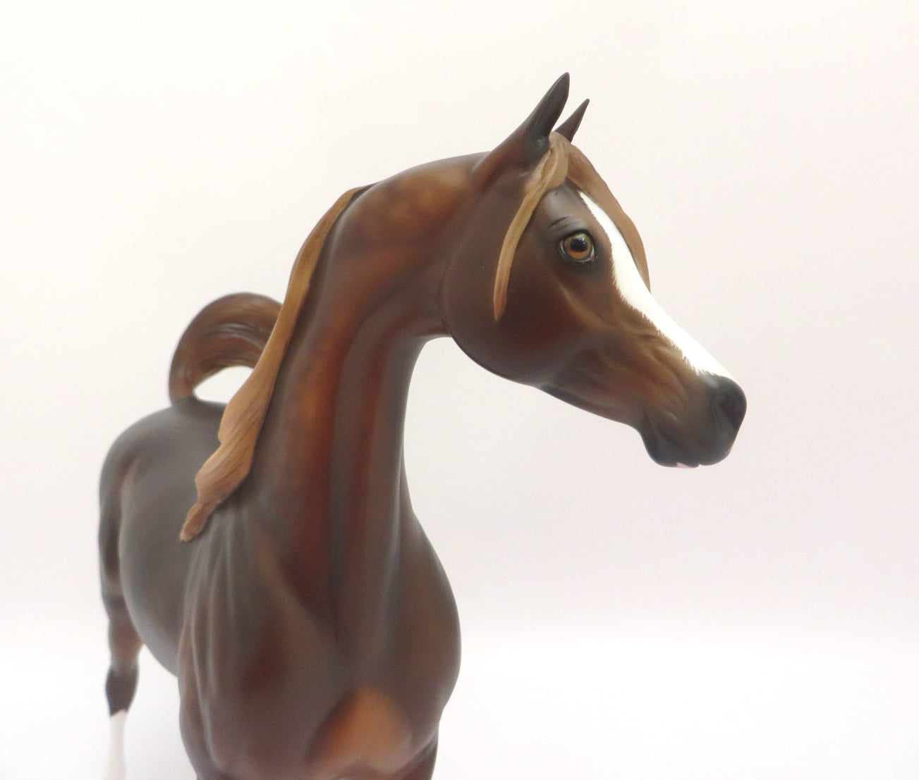 PONTE LAS PILAS-OOAK DAPPLE CHESTNUT ARABIAN BY SHERYL LEISURE 3/11/20