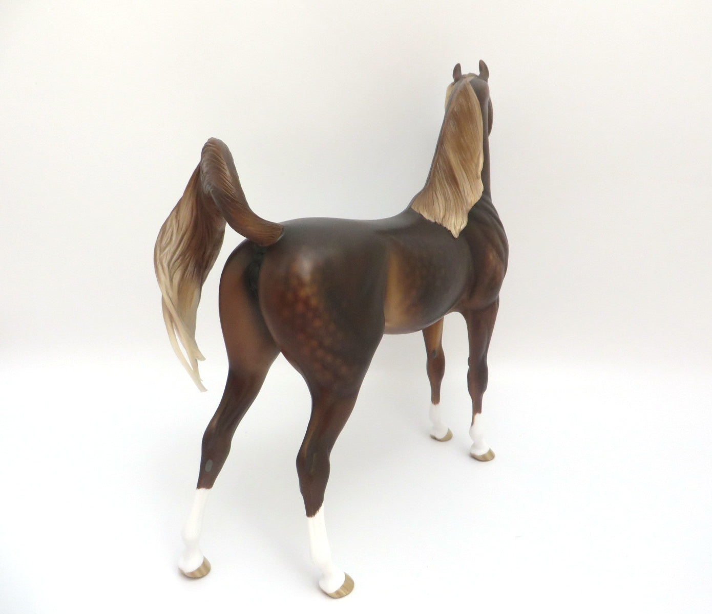 PONTE LAS PILAS-OOAK DAPPLE CHESTNUT ARABIAN BY SHERYL LEISURE 3/11/20