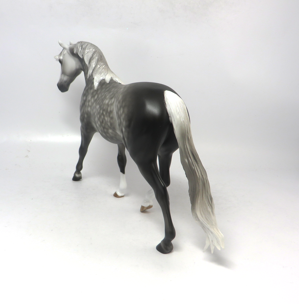 NORMANDY- OOAK DAPPLED GREY PONY BY SHERLYL LEISURE 2-20-19