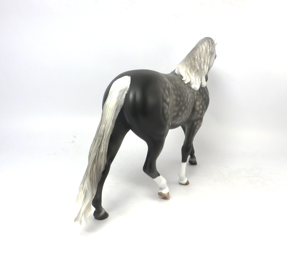 NORMANDY- OOAK DAPPLED GREY PONY BY SHERLYL LEISURE 2-20-19