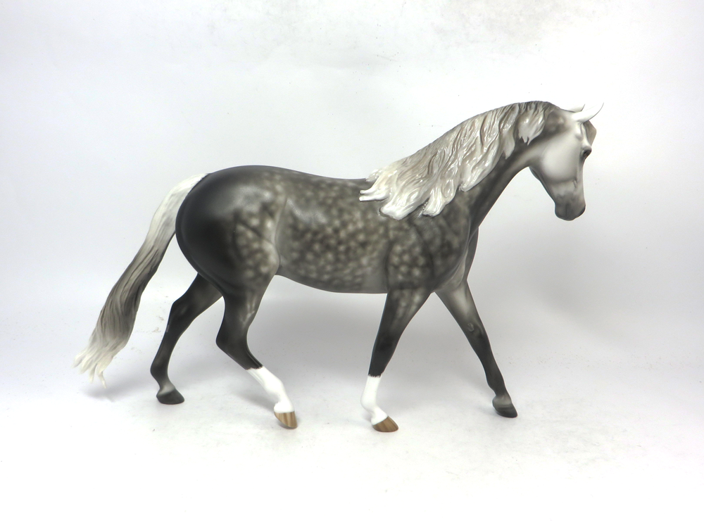 NORMANDY- OOAK DAPPLED GREY PONY BY SHERLYL LEISURE 2-20-19