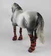 WITCHY POO -LE-10 HALLOWEEN SOCK DECORATOR WITH HAT HEAVY DRAFT MARE MODEL HORSE MM 19