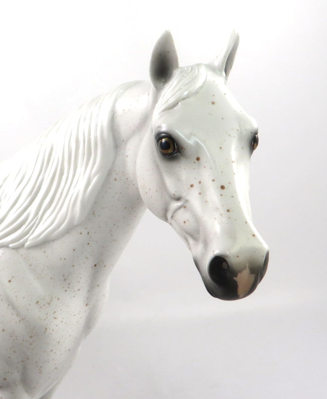POWER SURGE-OOAK FLEABIT GREY ISH MODEL HORSE SB 20