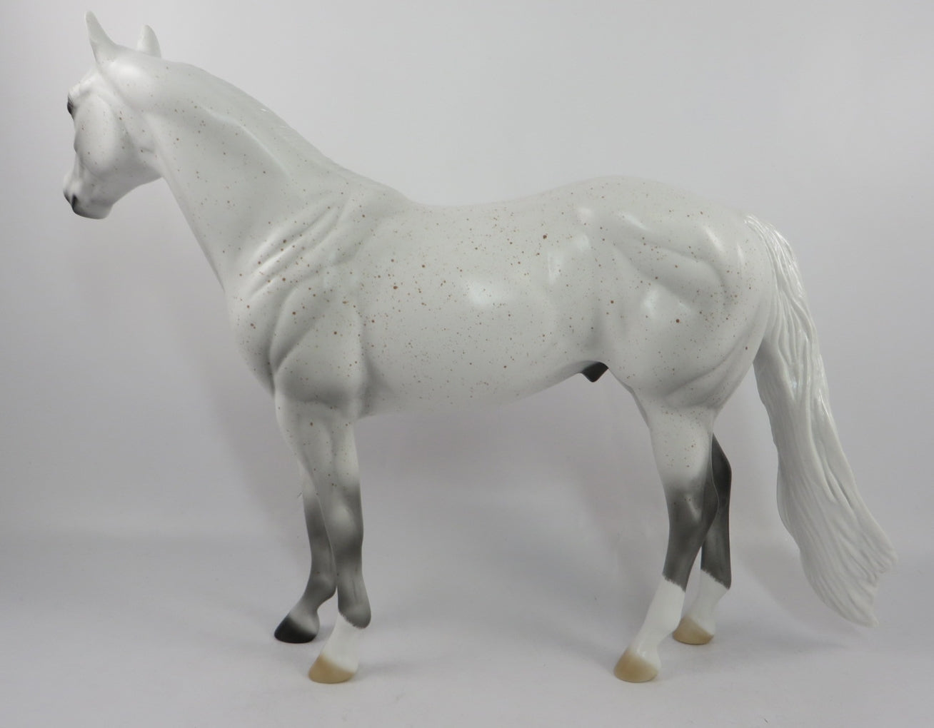 POWER SURGE-OOAK FLEABIT GREY ISH MODEL HORSE SB 20