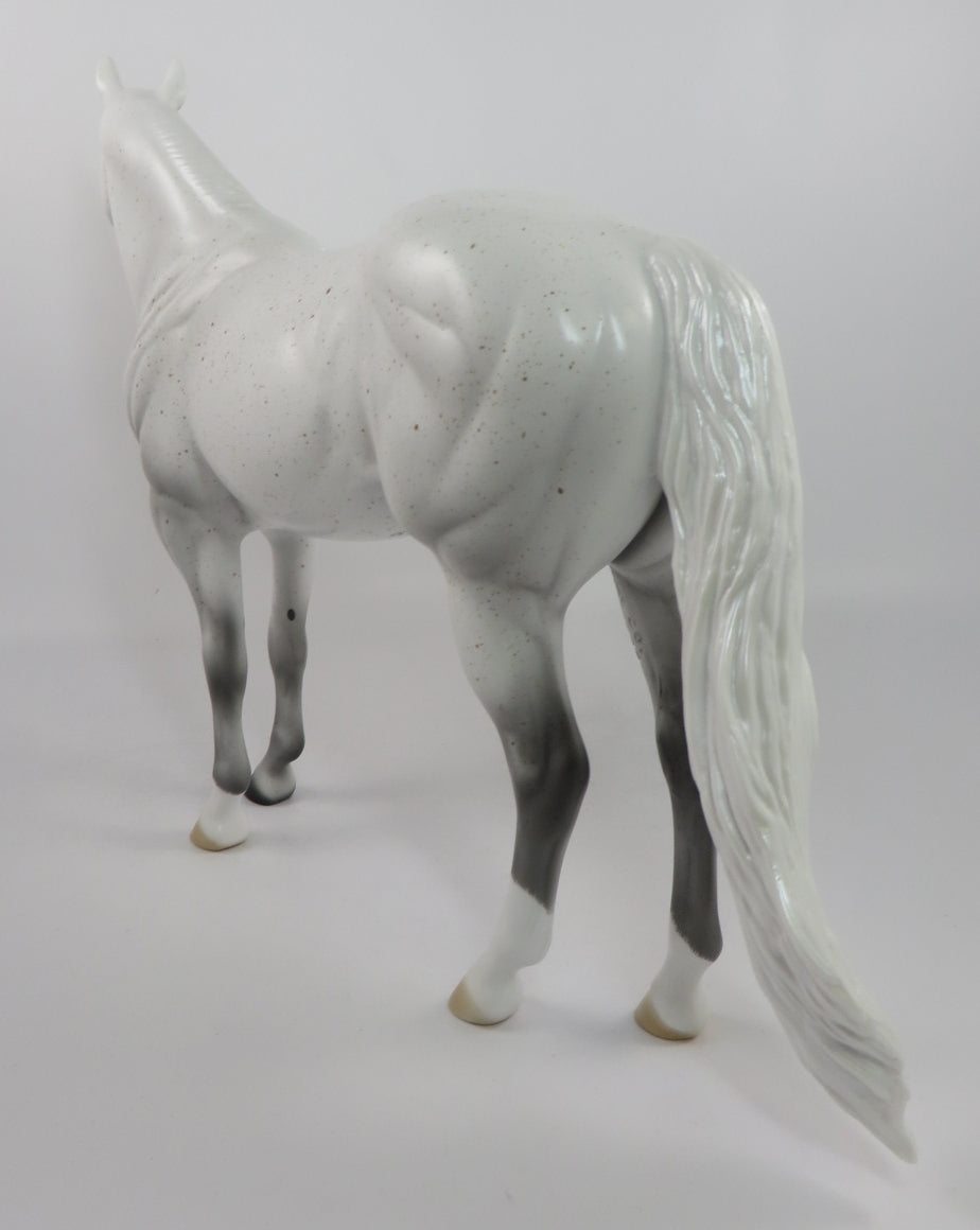 POWER SURGE-OOAK FLEABIT GREY ISH MODEL HORSE SB 20