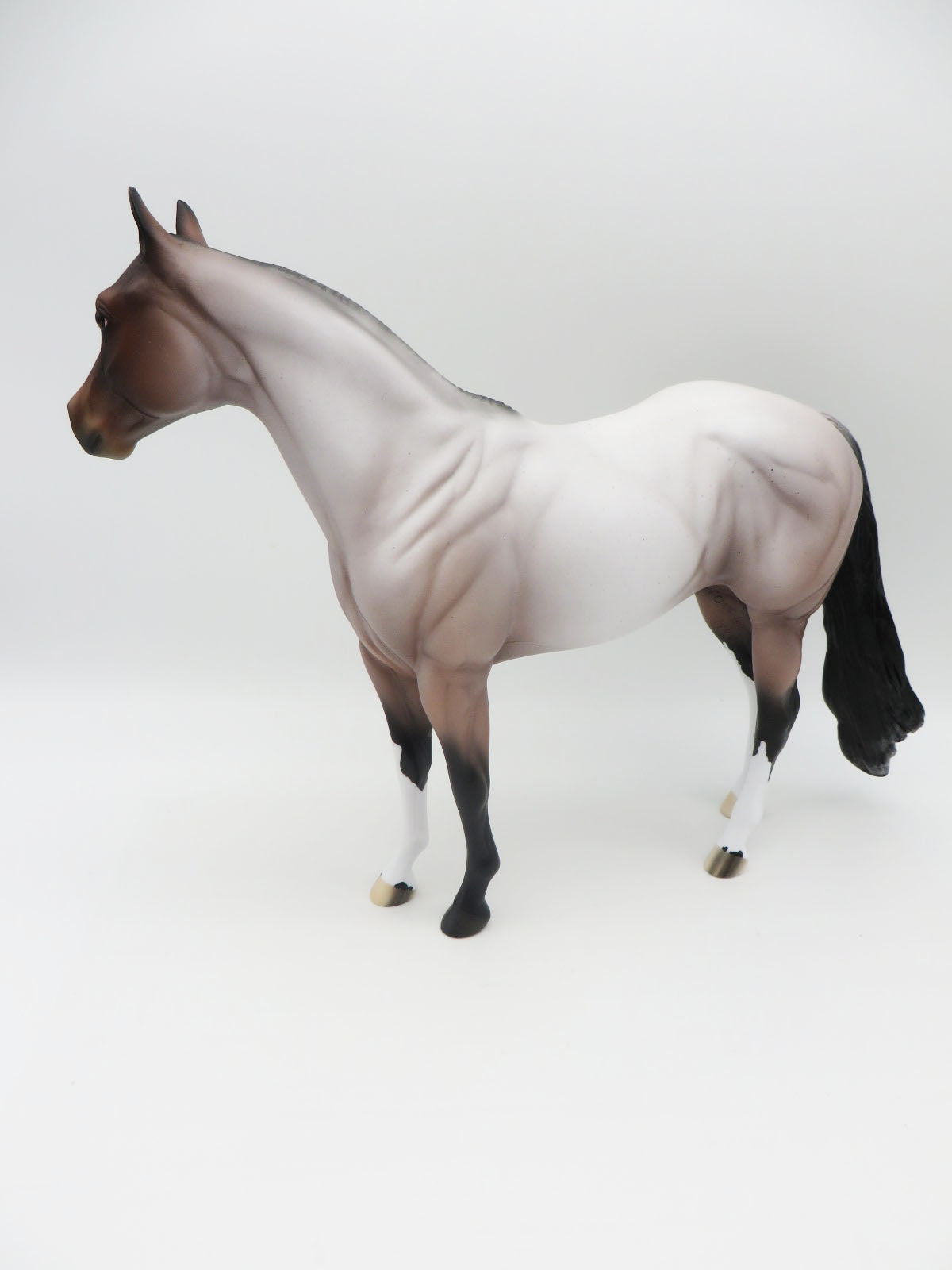 Practical Magick - OOAK - Bay Roan Ideal Stock Horse - Painted By Ellen Robbins - MM22